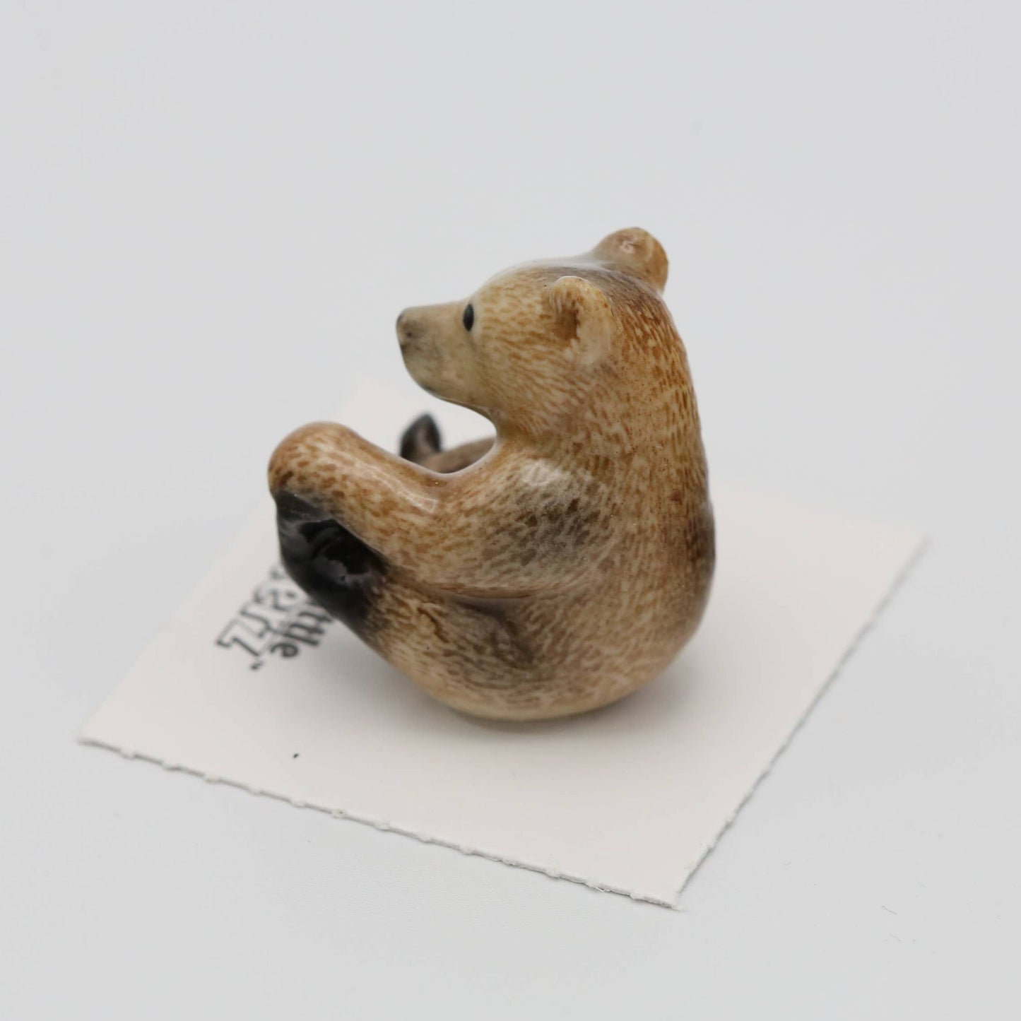 Bernie Brown Bear Cub Porcelain Miniature