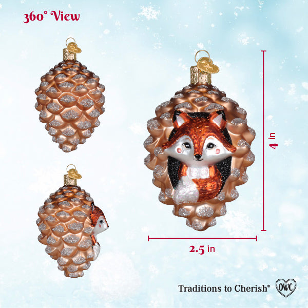 Piney Fox Ornament