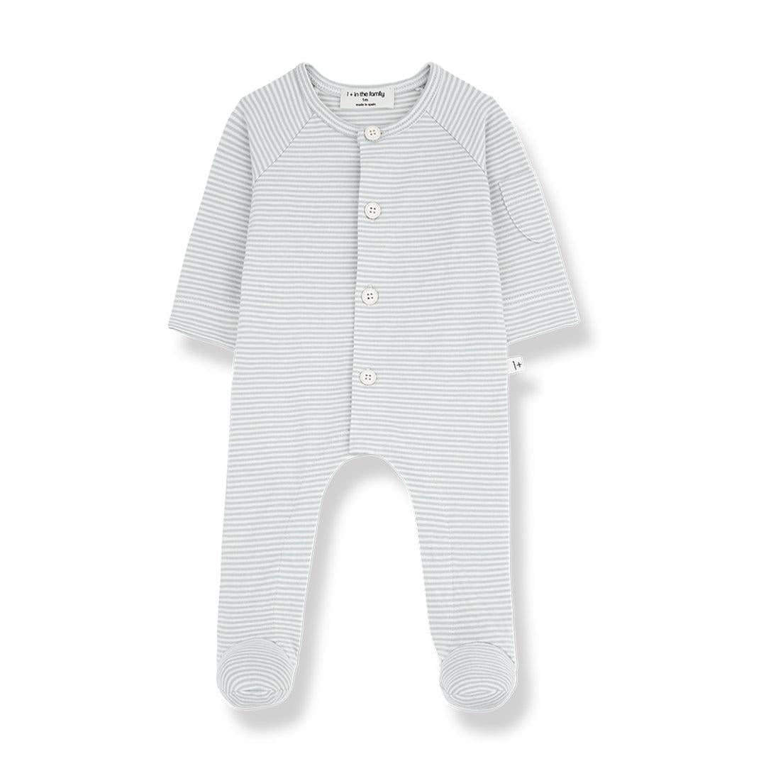 1+ In The Family Philipe Jumpsuit w/feet - Nuvola