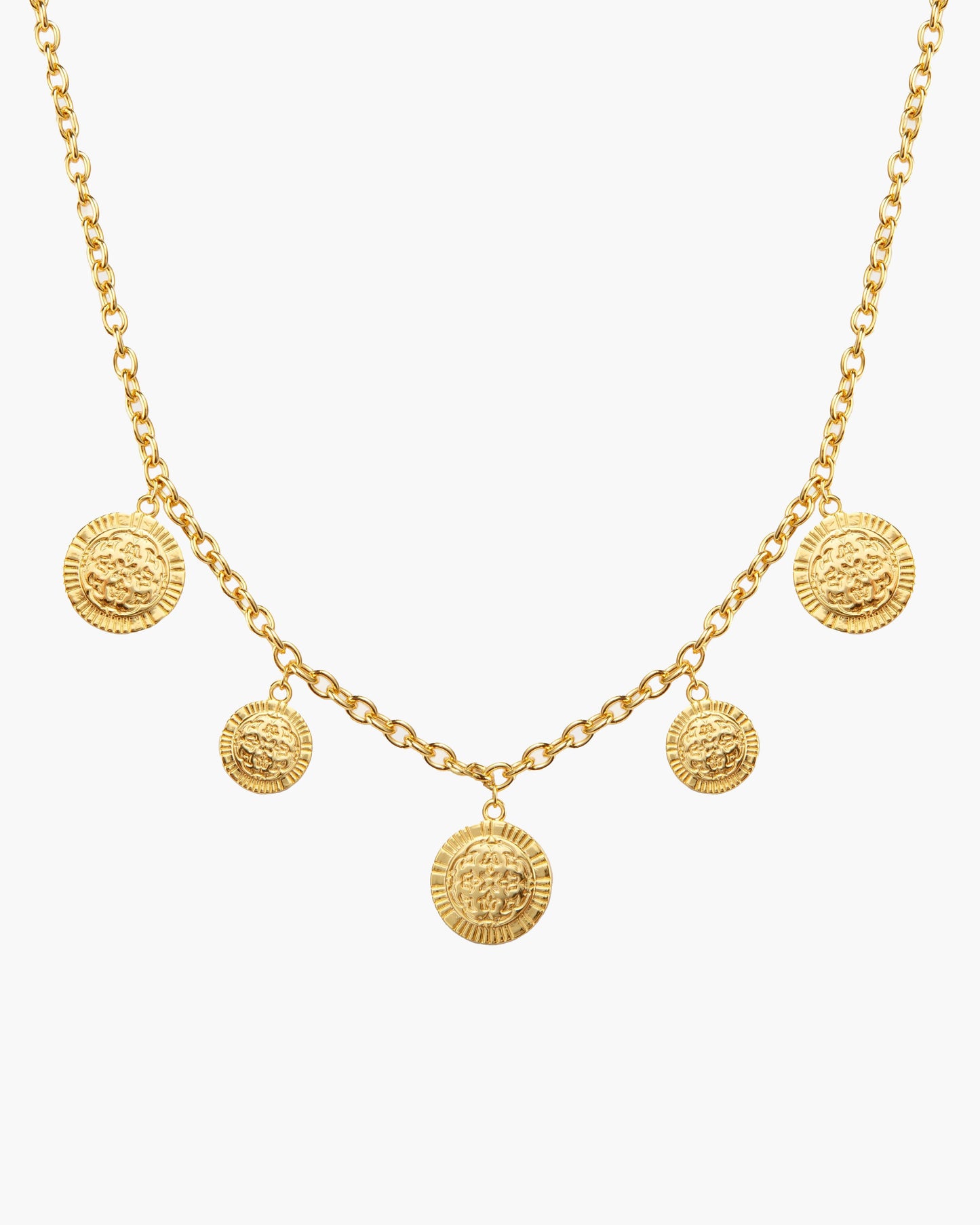 Golden Hojas Necklace