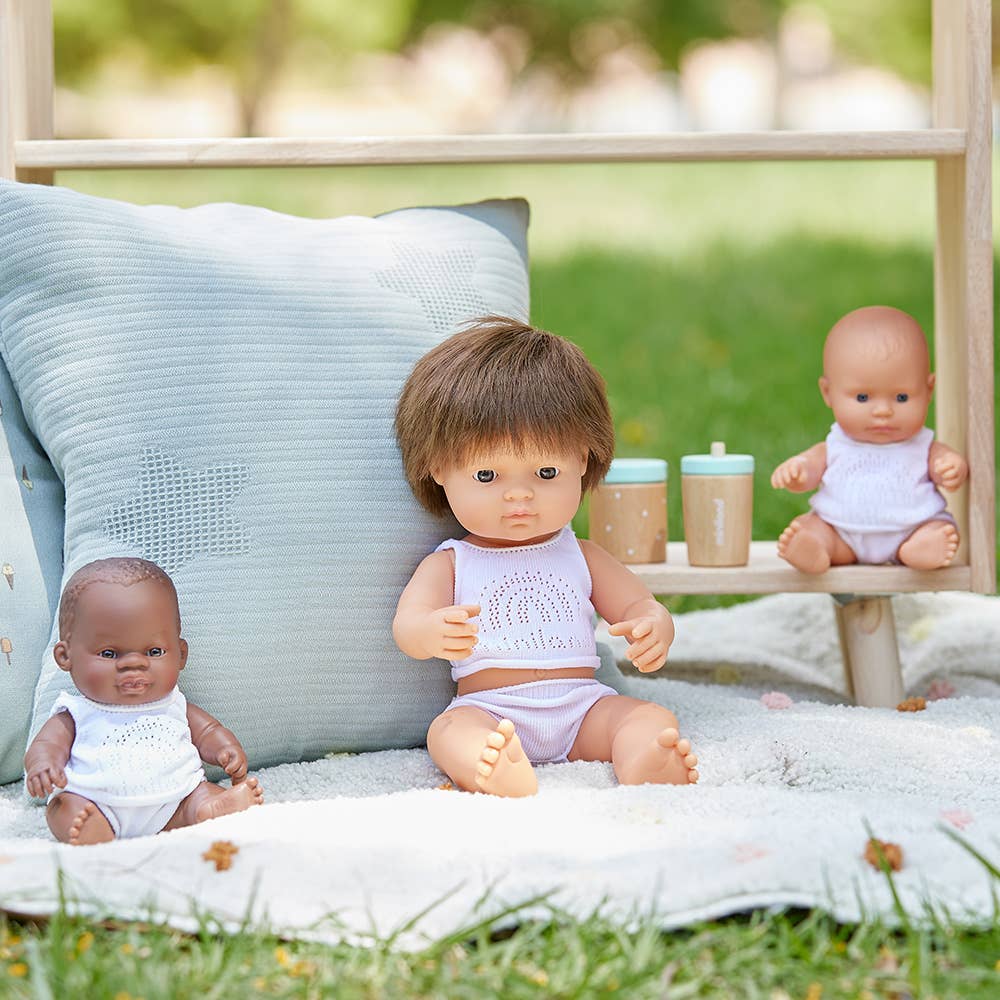 Baby Doll Brunette Boy 15" inch