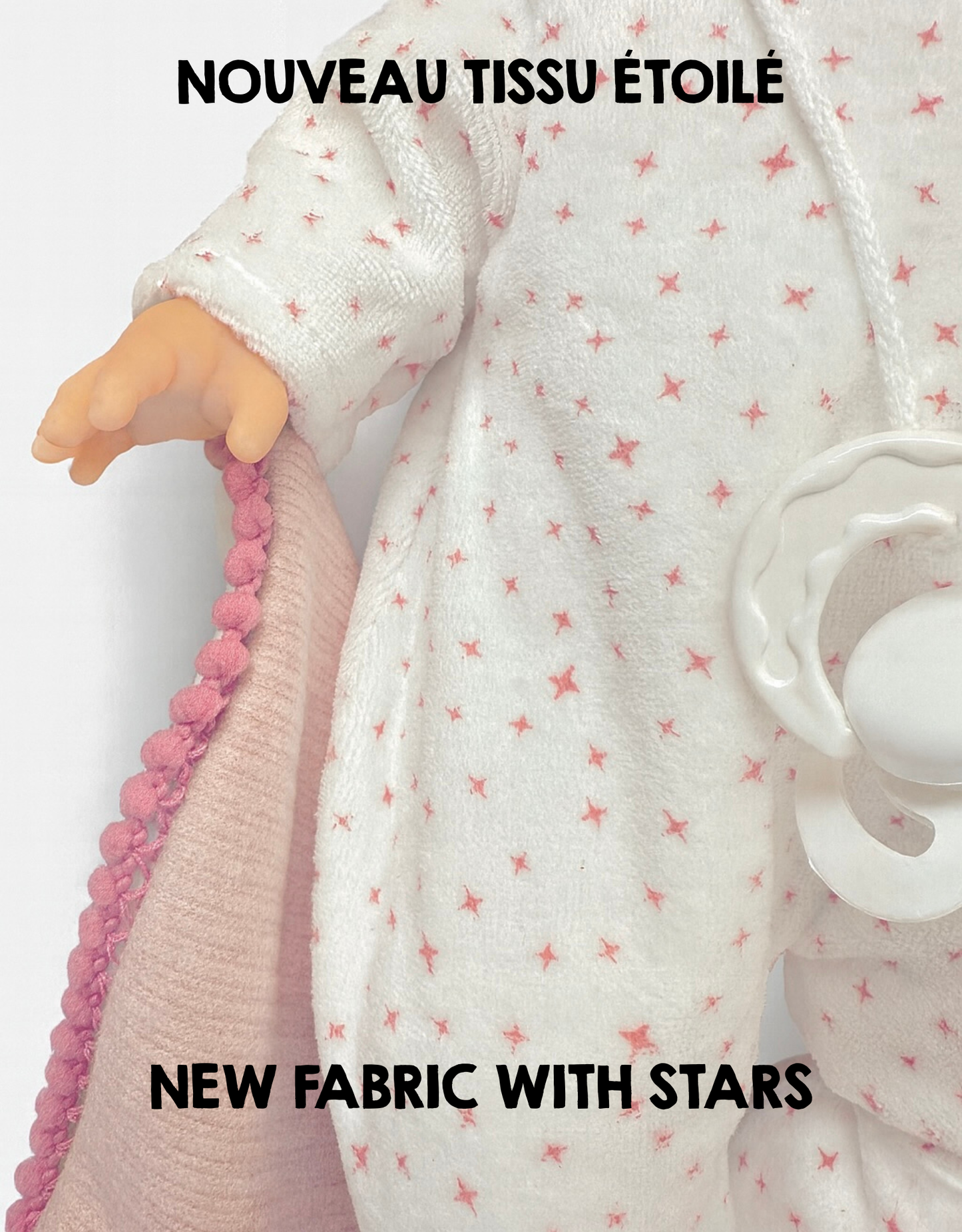 Alex & Sonia talking doll - Pink pajamas with stars - Paola Reina