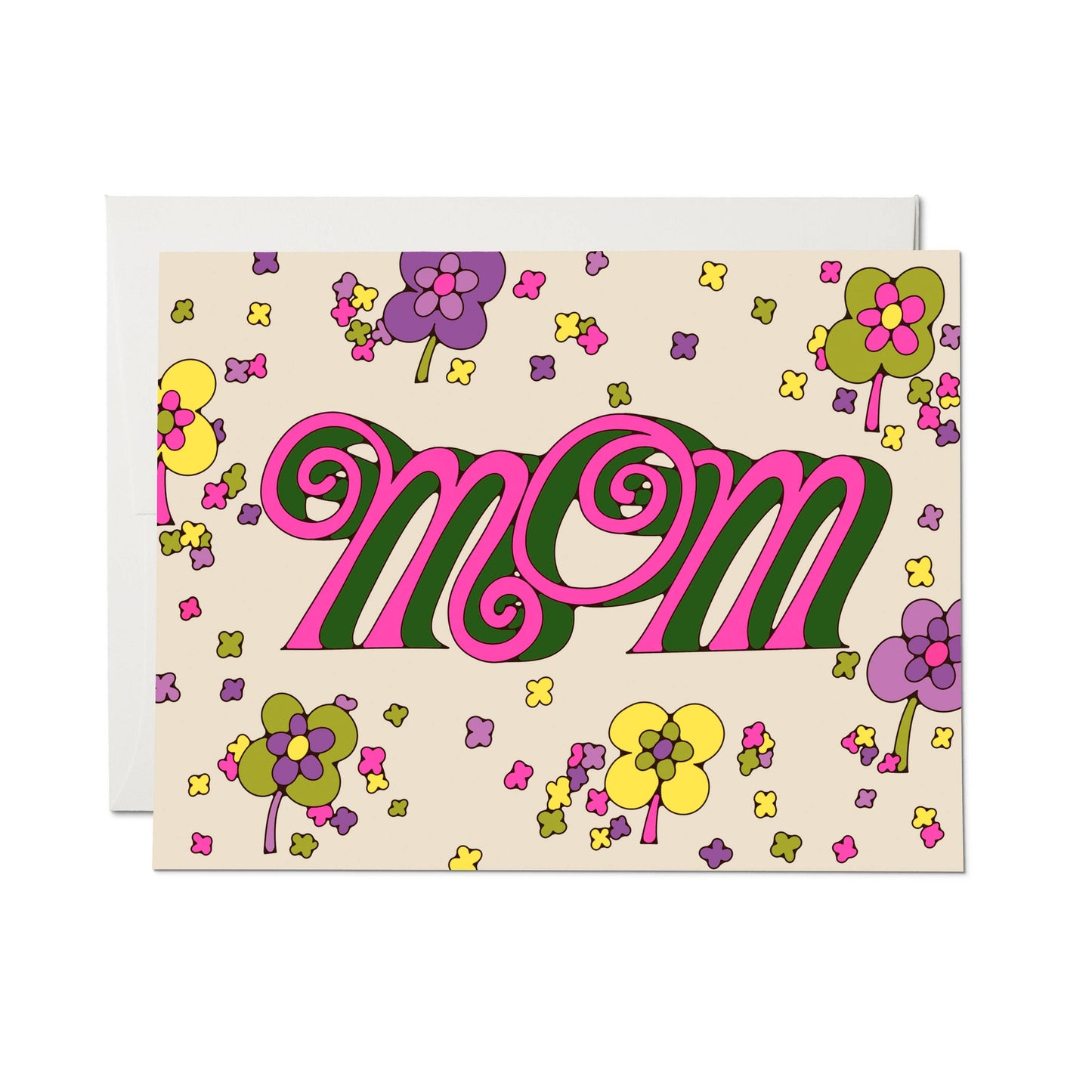 Cheerful Mom card
