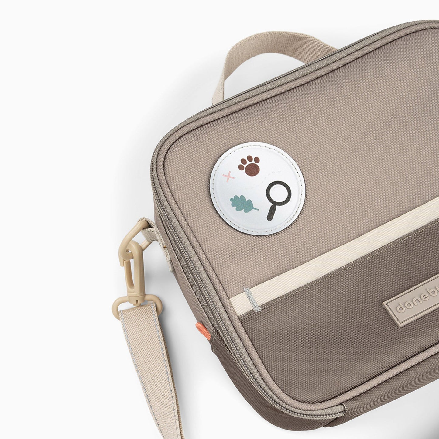 Done by Deer Insulated Lunch Bag 4l - Tiny Trails Sand