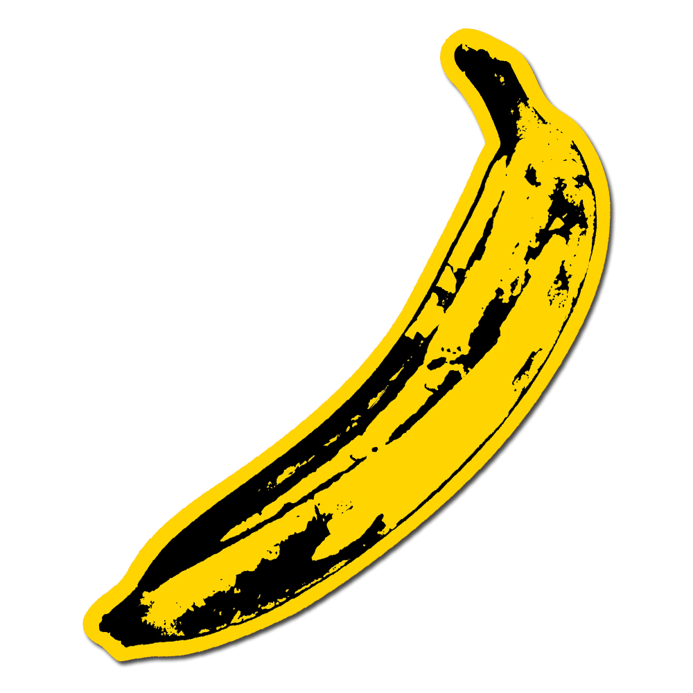 Big Banana - Andy Warhol - Die-Cut Sticker