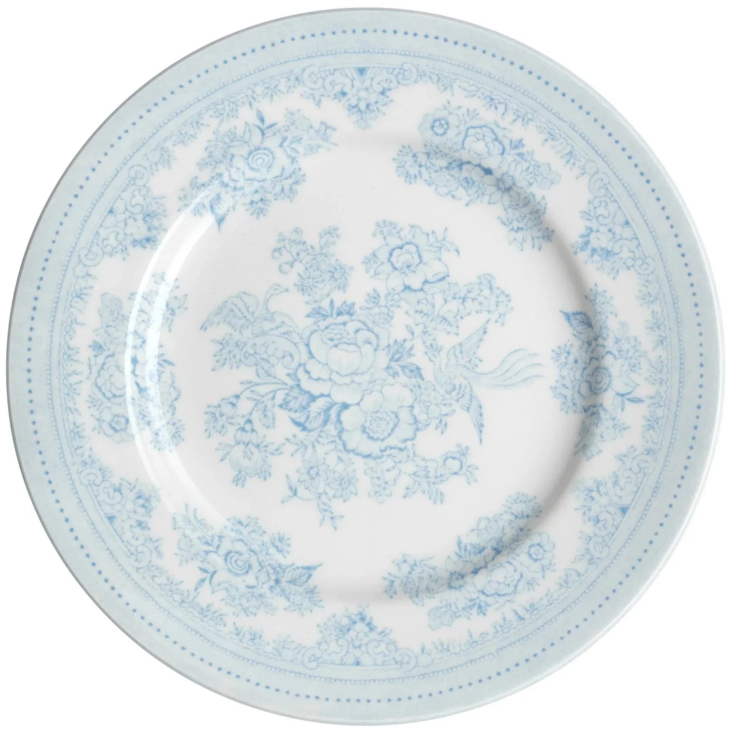 Burleigh Blue Asiatic Pheasants Plate 17.5cm/7"