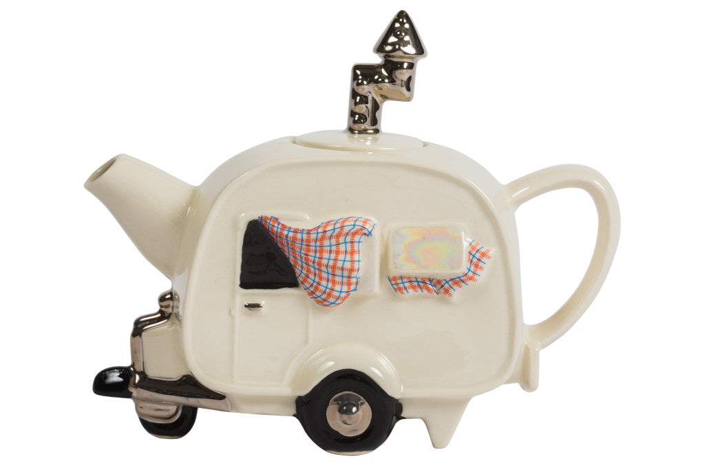 Ceramic Inspirations Caravan Cream Medium Teapot