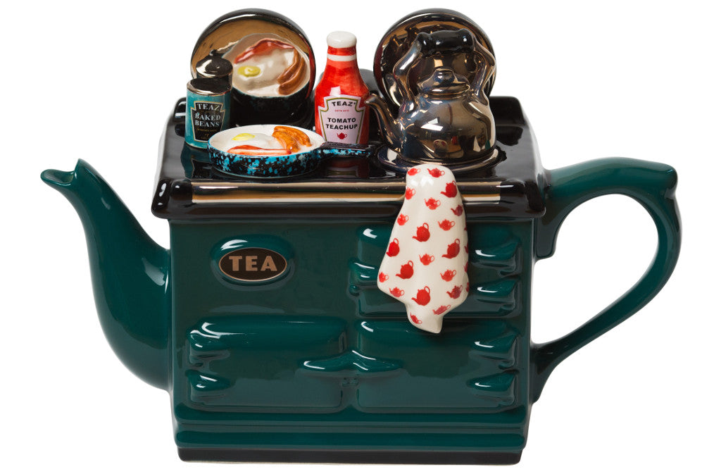 Ceramic Inspirations English Breakfast Aga Green Large Teapot