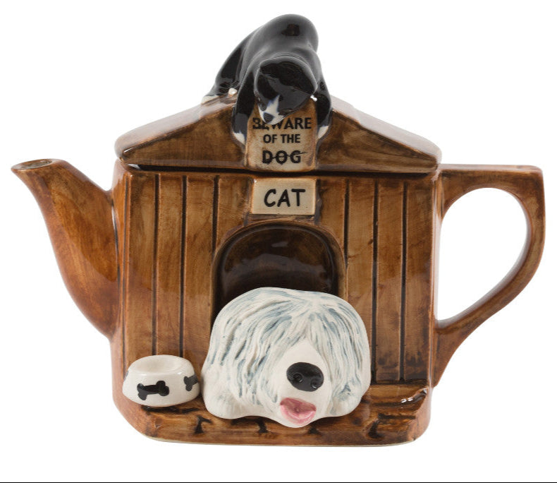 Ceramic Inspirations Kennel Sheepdog Medium Teapot