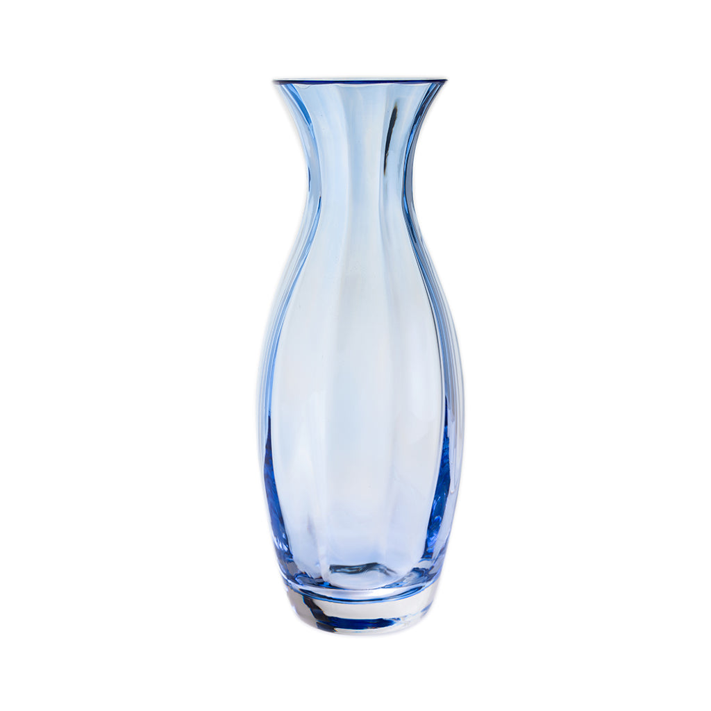 Dartington Iron Blue Slim Vase