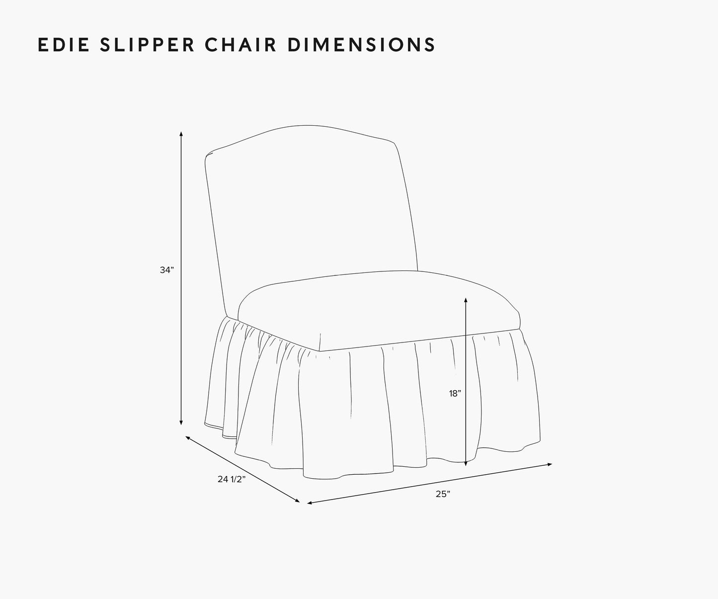 Edie Slipper Chair - Delphine