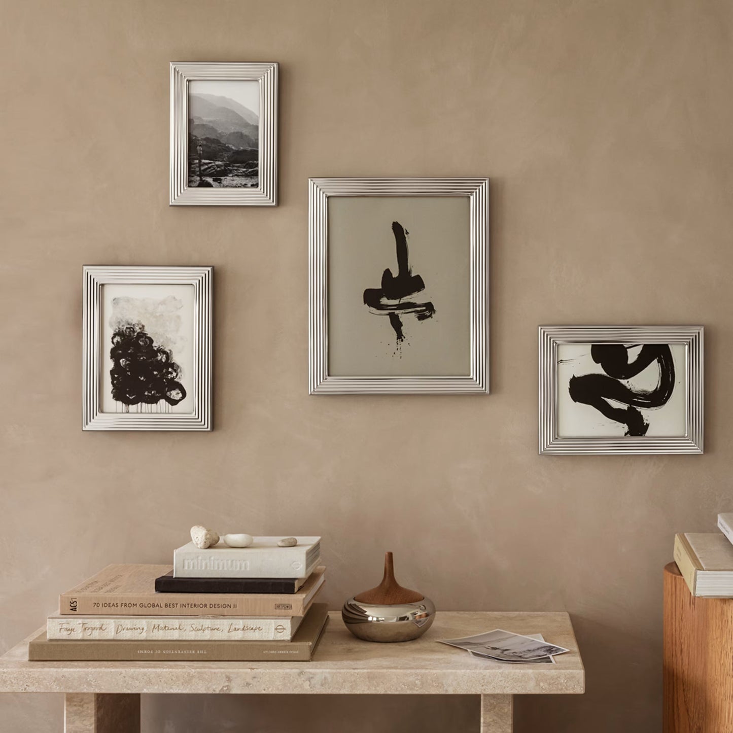 Georg Jensen Bernadotte Photo Frame, Large- 25x20 CM (10x8")