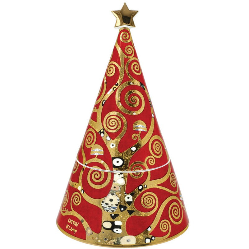 Goebel Tree of Life Red Tree Tin Gustav Klimt