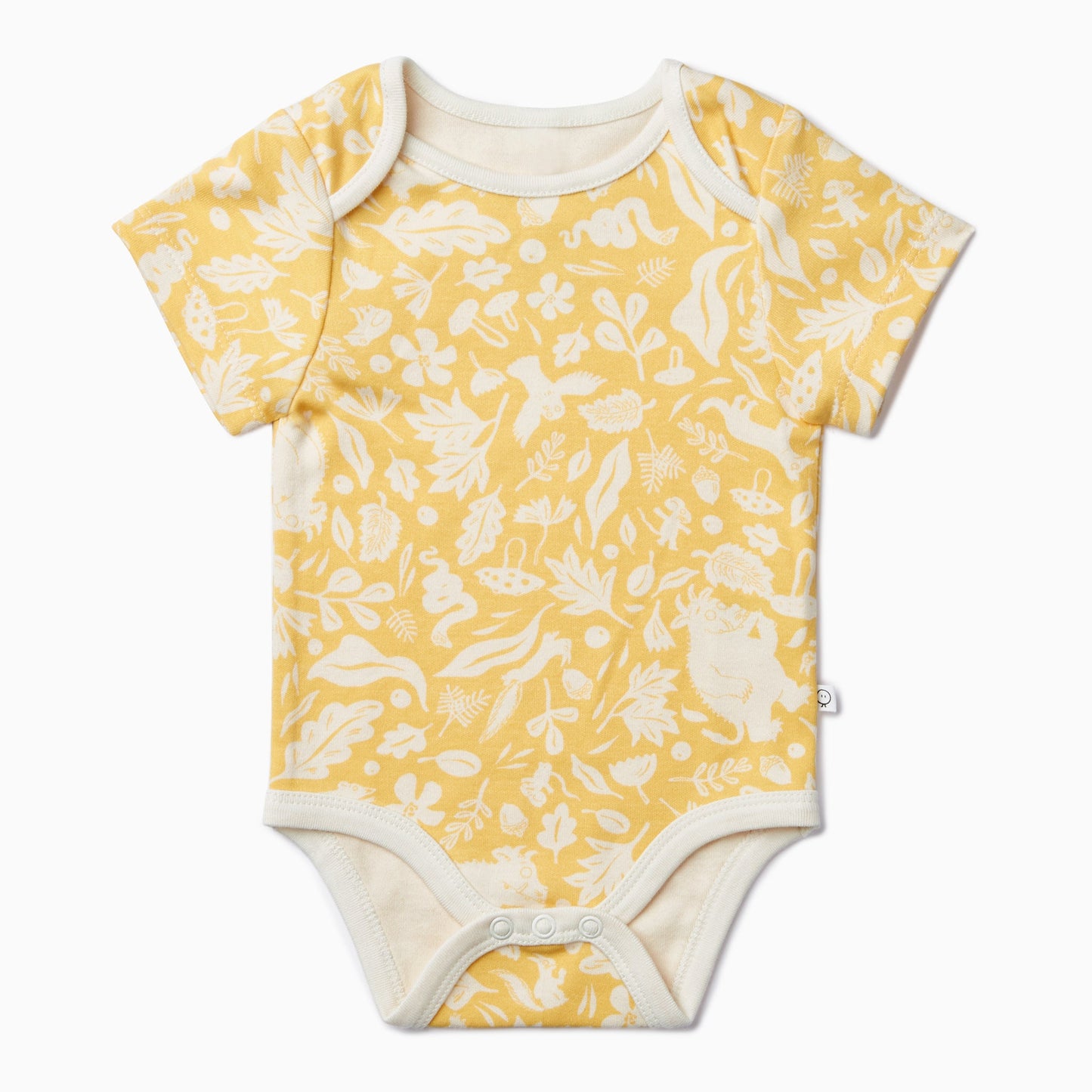 Gruffalo Buttercup Yellow Short Sleeve Bodysuit
