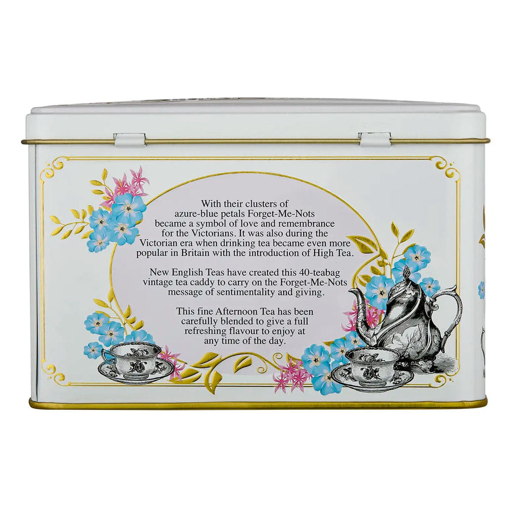 New English Teas - Vintage Victorian Ivory Tea Tin