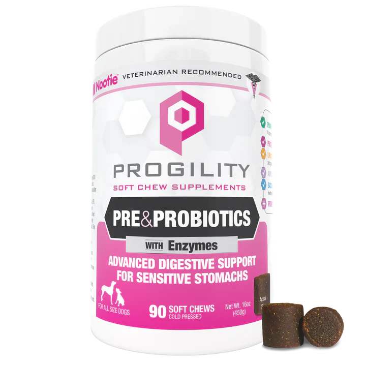 PROGILITY PRE & PROBIOTICS SOFT CHEW SUPPLEMENTS