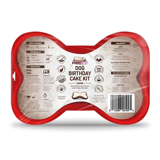 Puppy Birthday Cake Kit