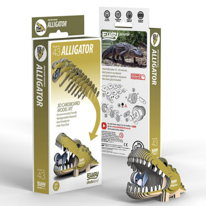 Alligator 3-D model kit