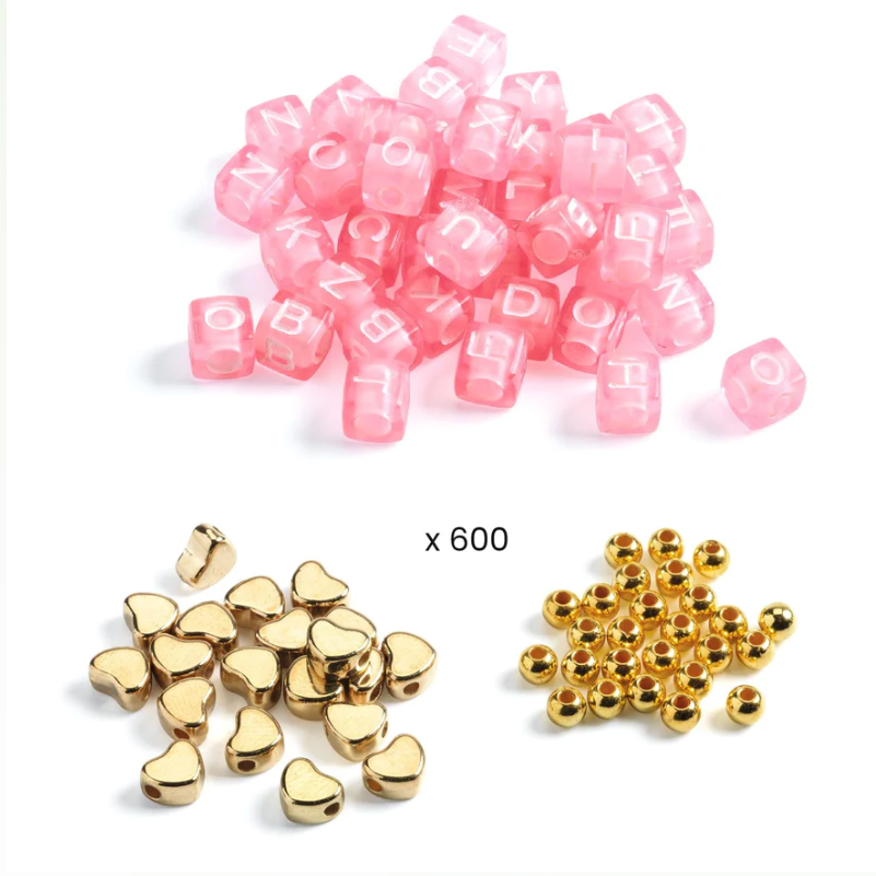Alphabet Beads - Gold