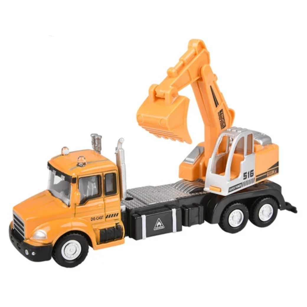6" Die-Cast Pull Back Trucks