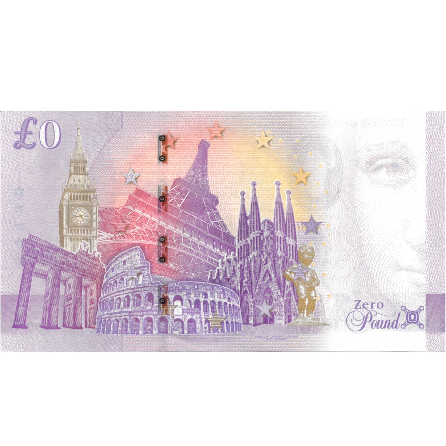 Tower Bridge Zero Pound Souvenir Banknote