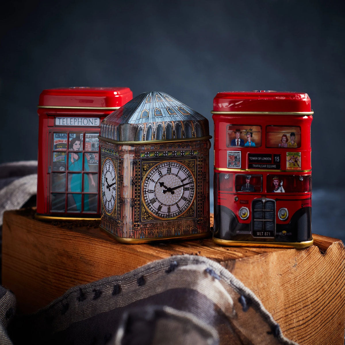 New English Teas - Traditions of London Mini Tea Tin Set
