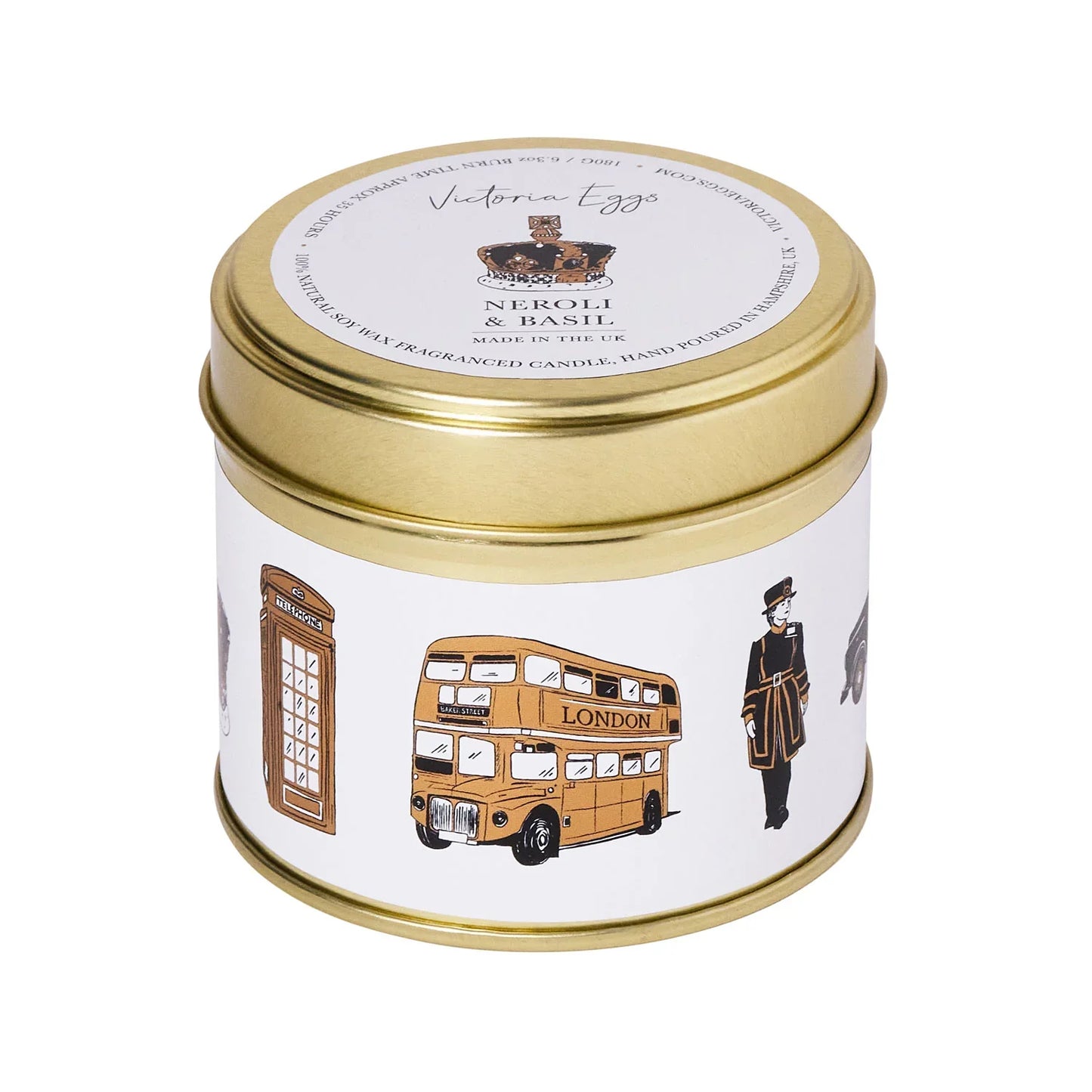 Victoria Eggs City of London Candle - Neroli & Basil