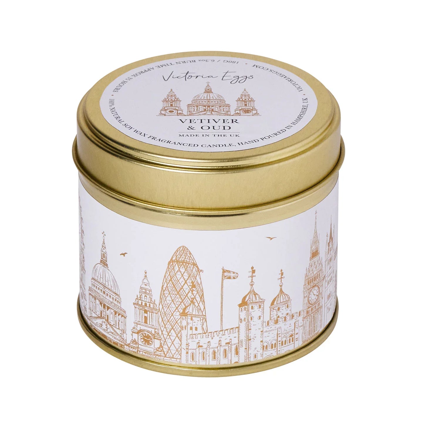Victoria Eggs London Rooftops Candle - Vetiver & Oud