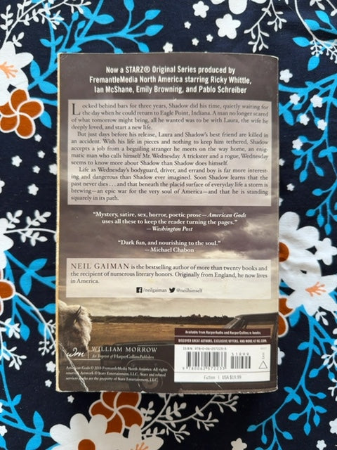 American Gods back cover