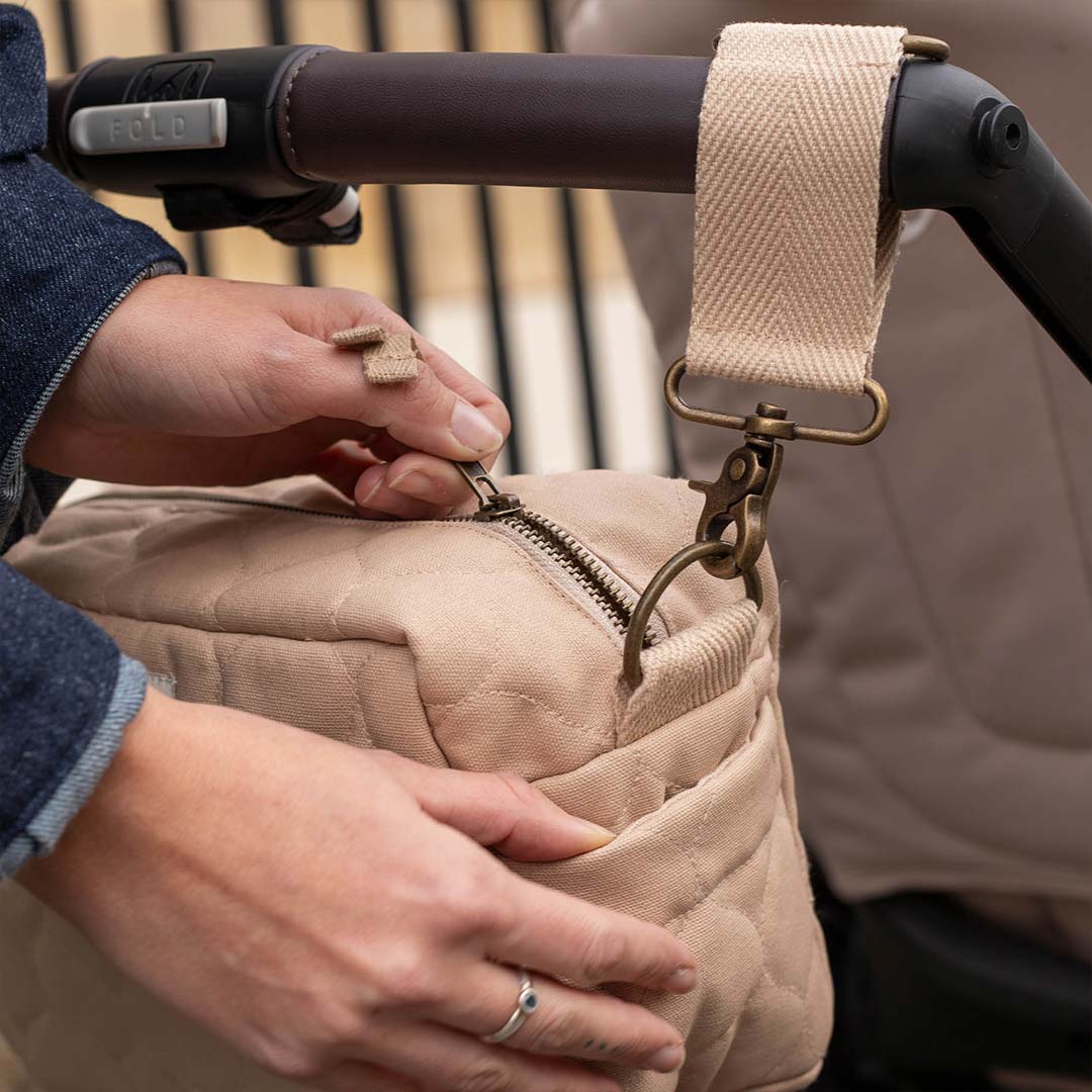 Avery Row Stroller Organiser Bag - Natural