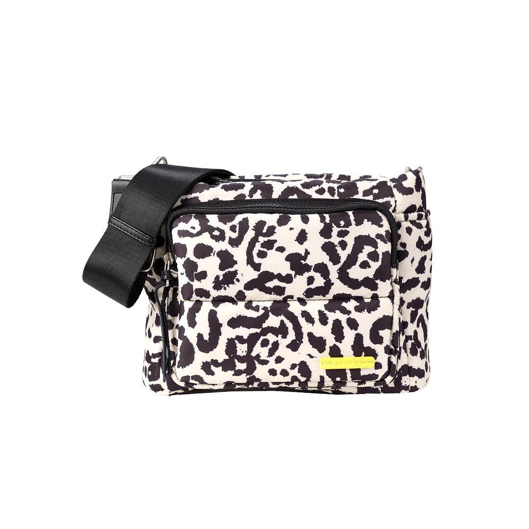 Bababing Joey Cross Body Changing Bag/ Stroller Organiser - Leopard Print