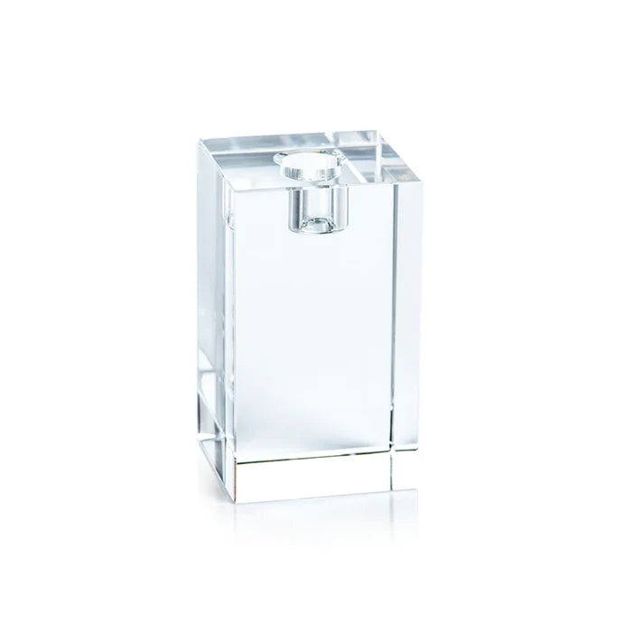 Crystal Square Candle Taper Holder