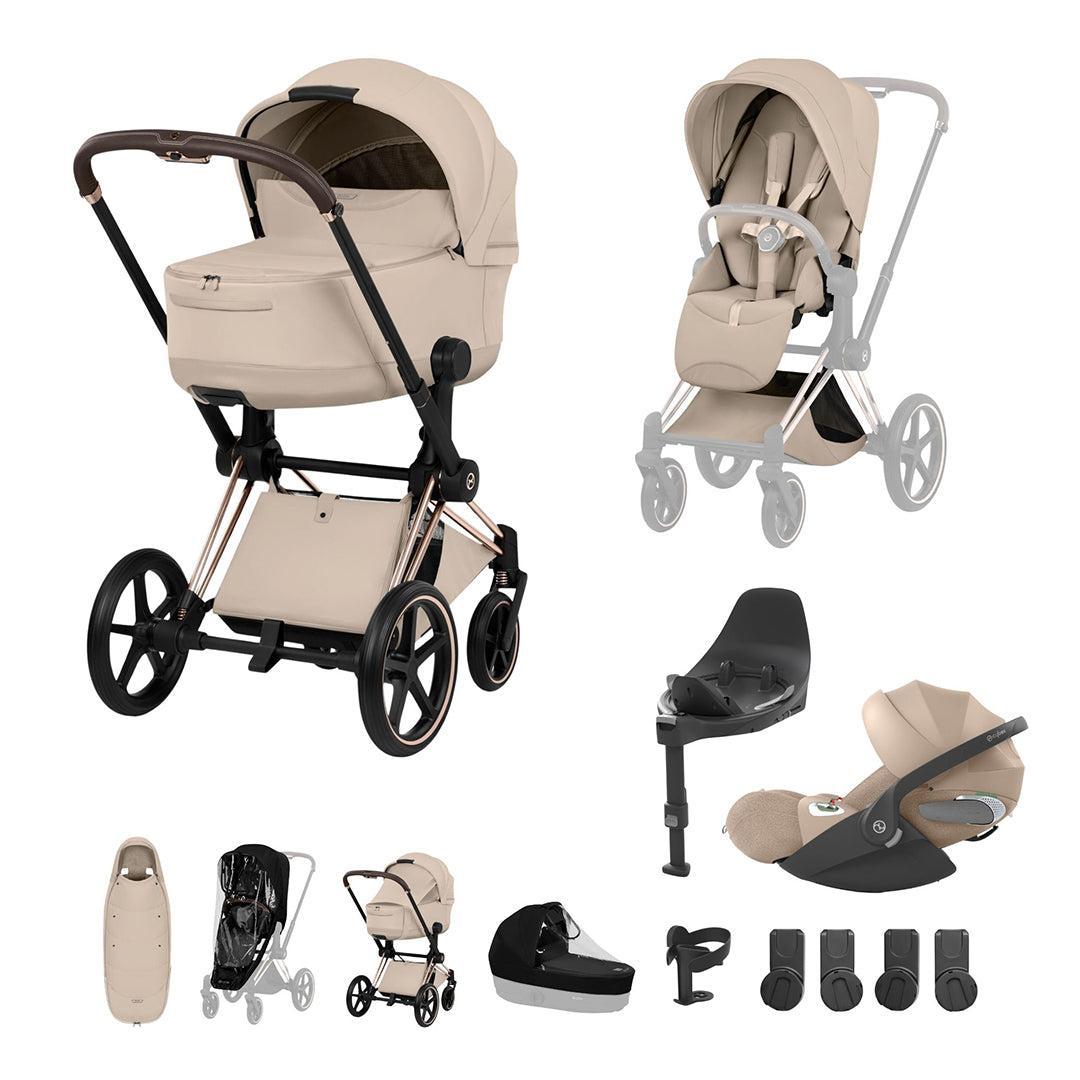 CYBEX PRIAM Fold Cot Ultimate Travel System Bundle - Style