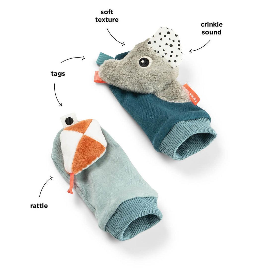 Done by Deer Rattle Socks - Playground Blue