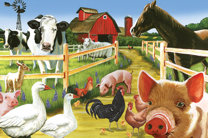 Farmyard Welcome Tray Puzzle