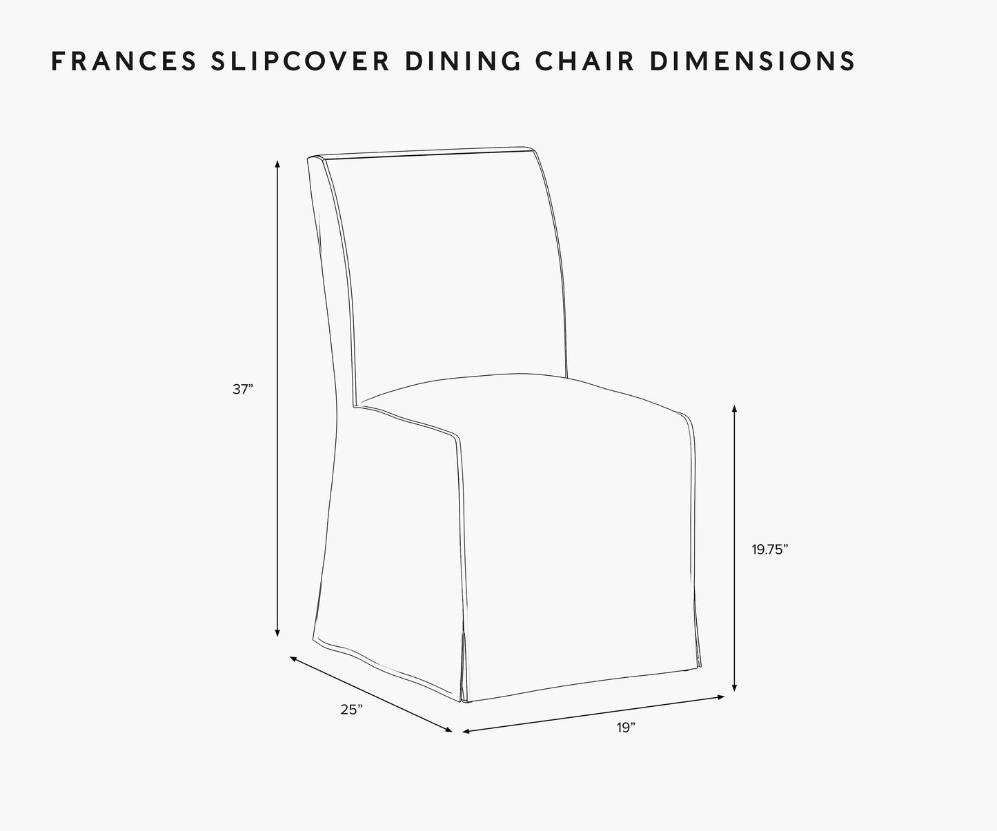 Frances Slipcover Dining Chair - Gracie