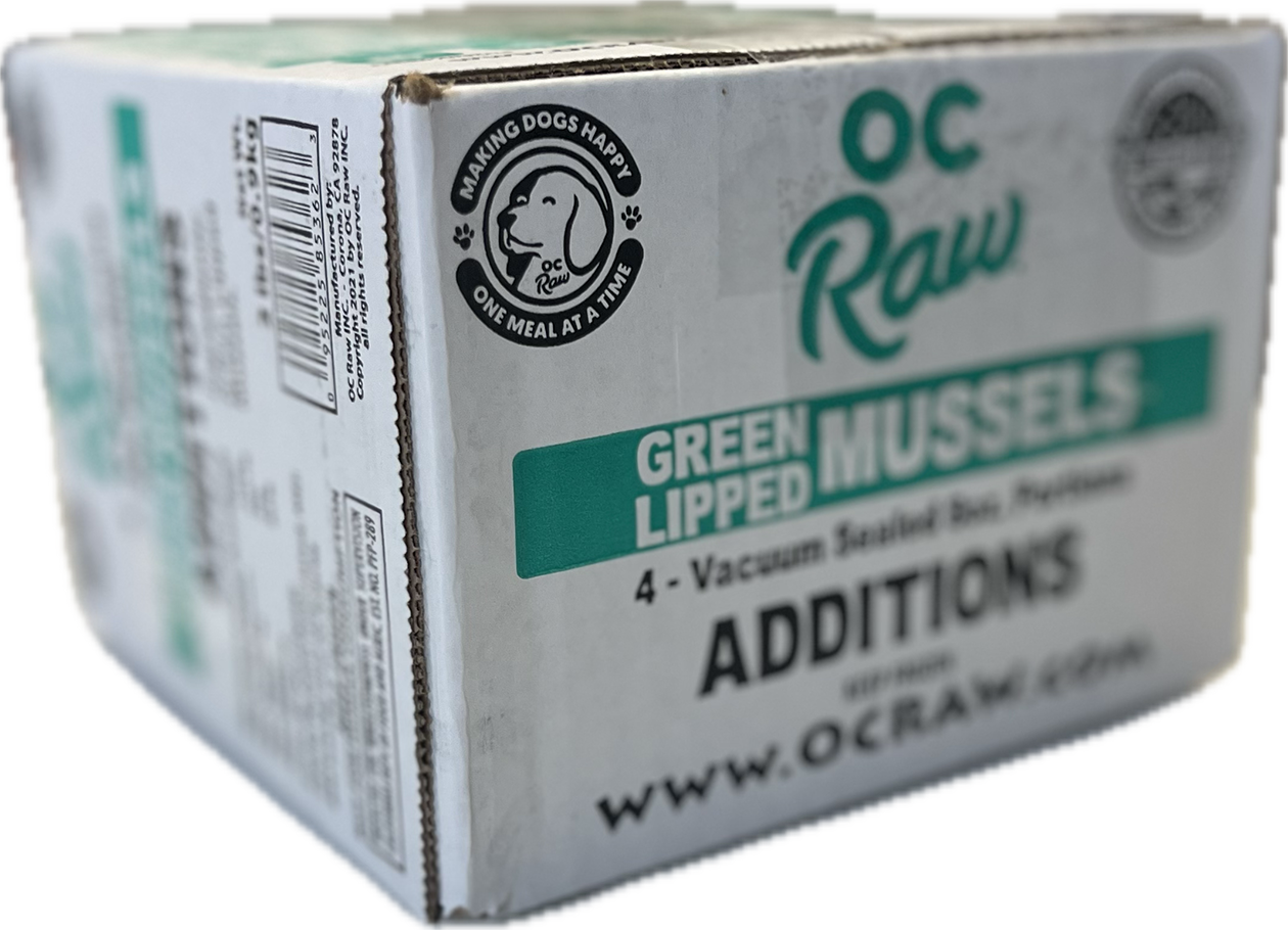 OC Raw Green Lipped Mussels Additions