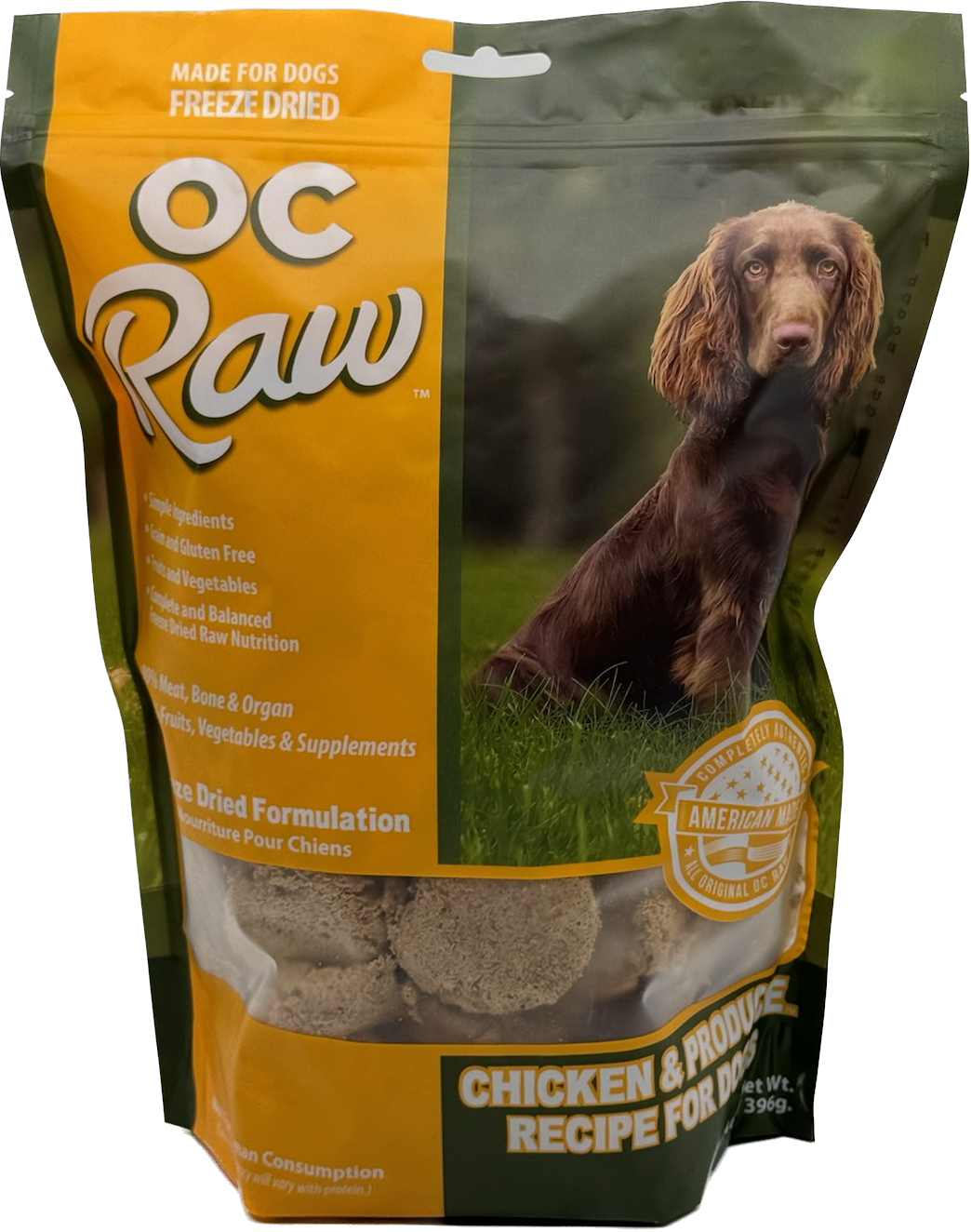 OC RAW Complete and Balanced Freeze Dried Dog Food