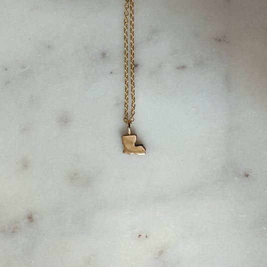 Mimosa Handcrafted Louisiana Necklace