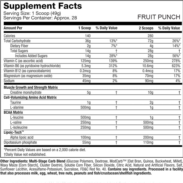 Muscletech Cell-Tech Hardgainer Creatine Formula 3lbs