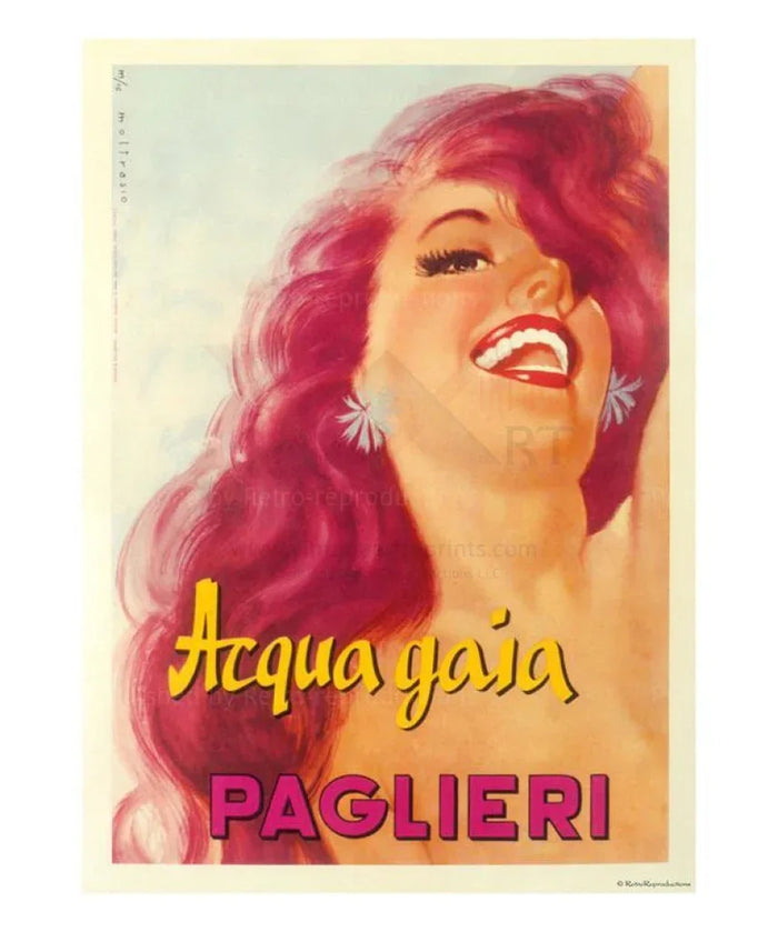 Paglieri - Advertising print - VINTAGEARTREPRINTS.COM