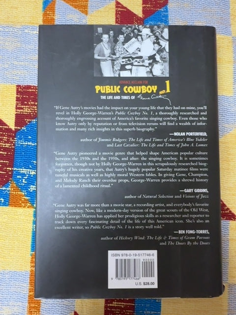 Public Cowboy No. 1 back cover