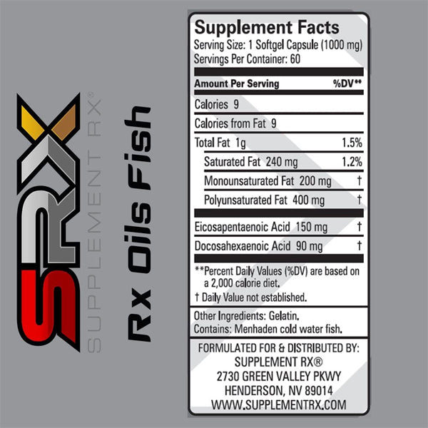 SRX RX Oils Fish