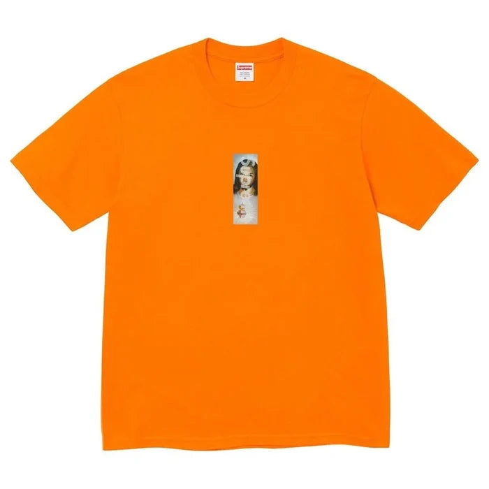 Supreme Prayer Card Box Logo Tee (Orange)