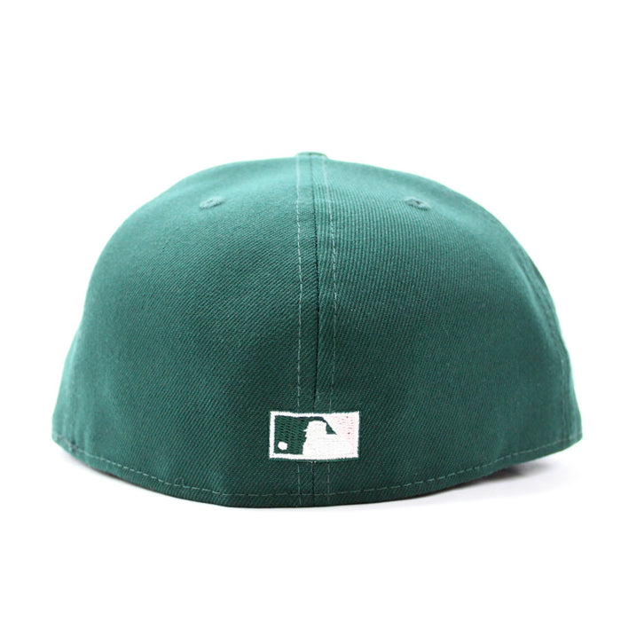 Tampa Bay Devil Rays 10th Season Anniversary New Era 59Fifty Fitted Hat (Glow in the Dark Green Pink Under Brim)