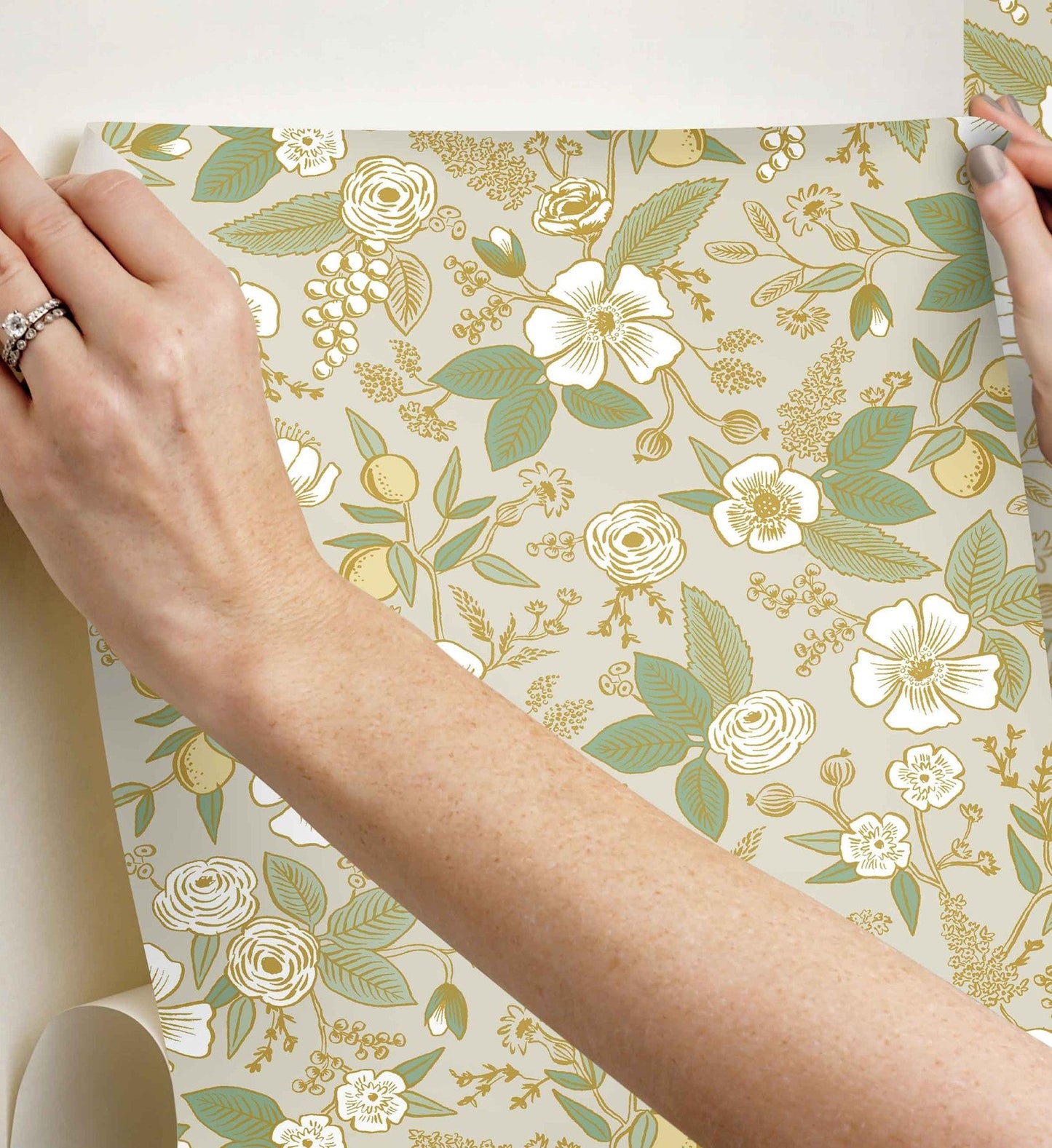 Colette Peel & Stick Wallpaper - Linen