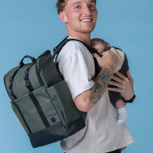 Babymel Finn Changing Backpack - Olive