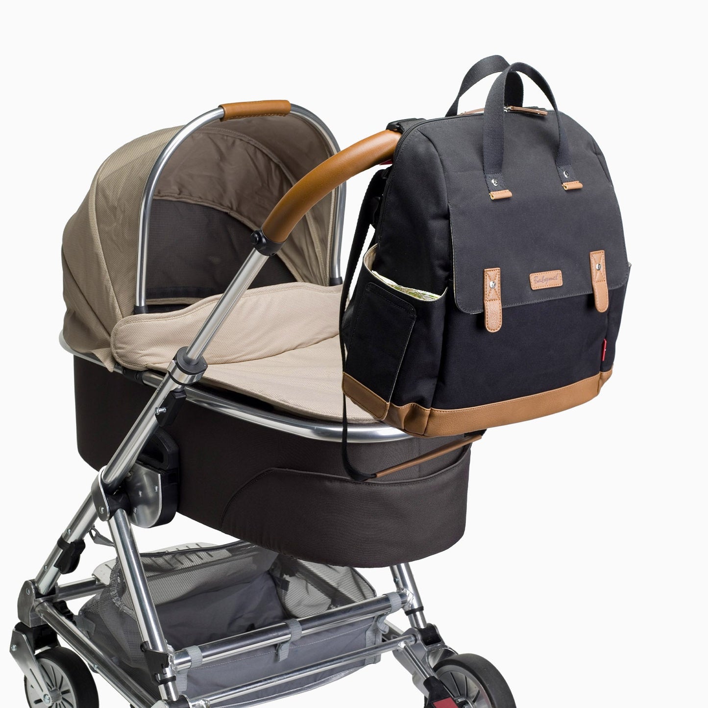 Babymel Robyn Eco Convertible Backpack - Black