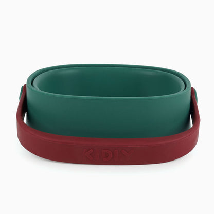 KIDLY by MORI Bucket, Spade & Sand Mold Set - Green