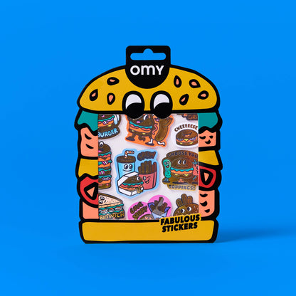 36 ASSORTED STICKERS - BIG